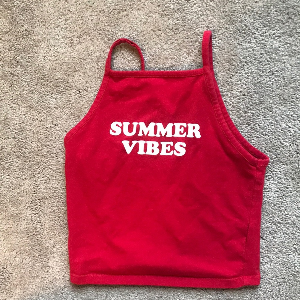 Summer vibes halter top